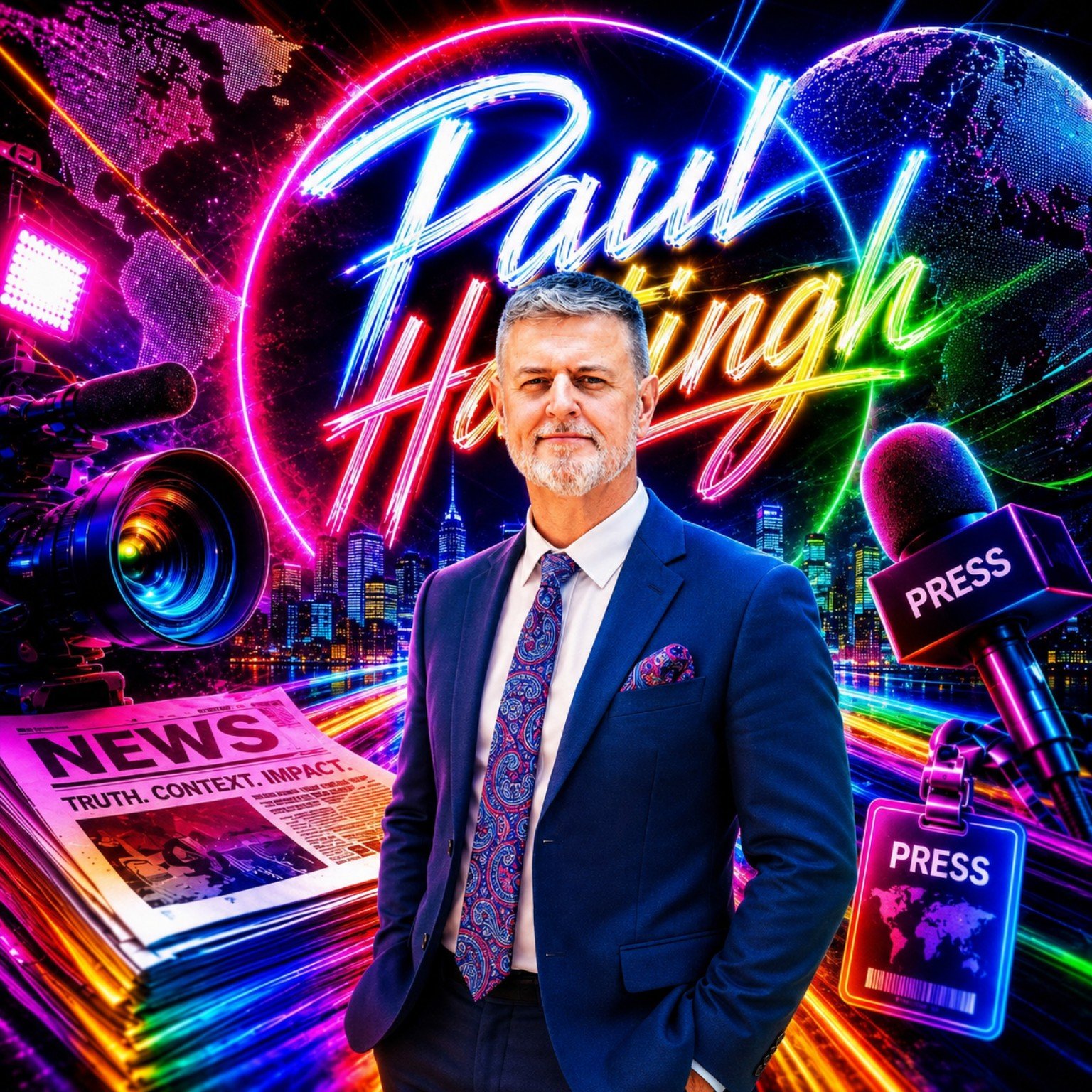 Paul Hattingh with a colourful independent journalism background